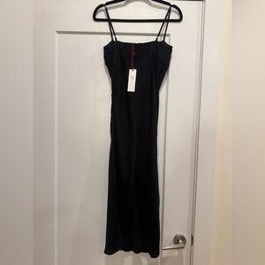 Ciao Lucia Nera Black Midi Dress XS NWT